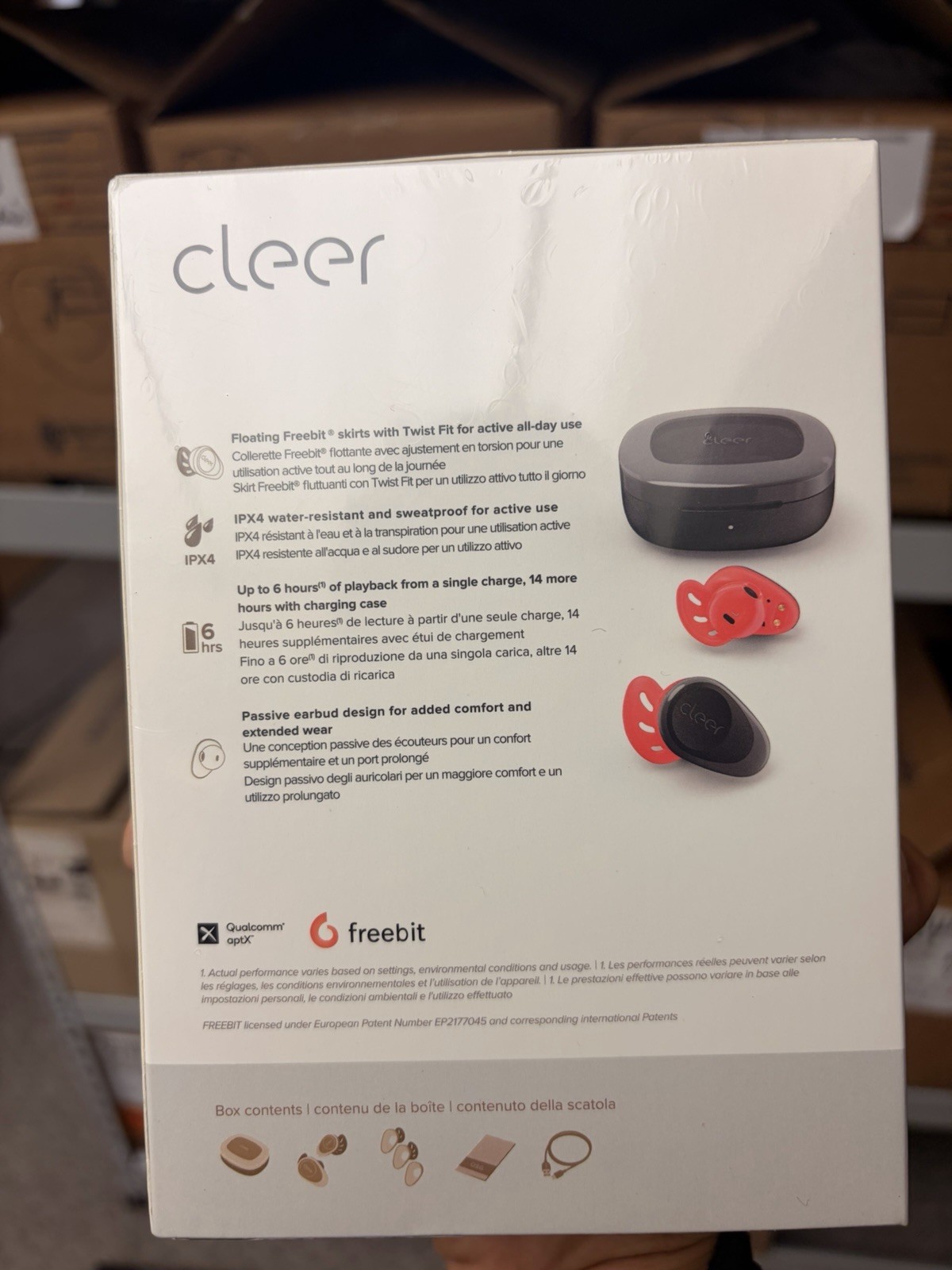 Cleer Goal True Wireless Bluetooth Earbuds and clear roam sport wireless