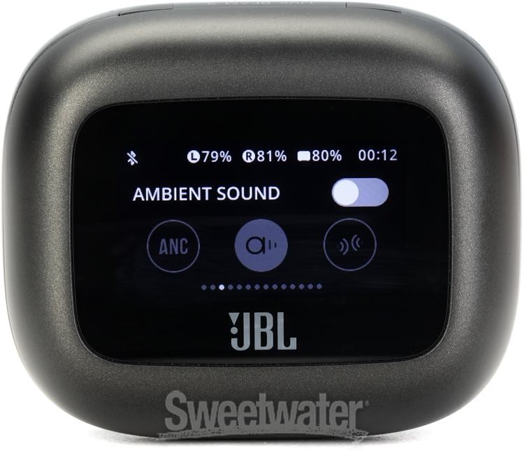 JBL Live Beam 3 Noise-canceling True Wireless Earbuds – Black
