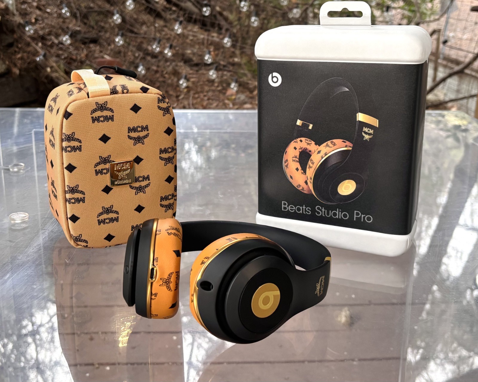 Brand New Beats Studio Pro x MCM Exclusive Collaboration Wireless Headphones