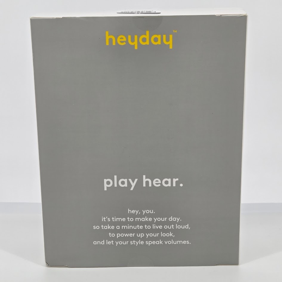 Heyday Wireless On-Ear Headphones with Microphone – Brown Checkered – New