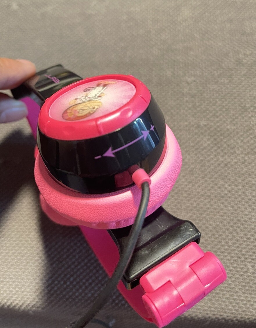 JLAB JBuddies Kids Folding On Ears Padded Volume Limiting Wired Headphones Pink