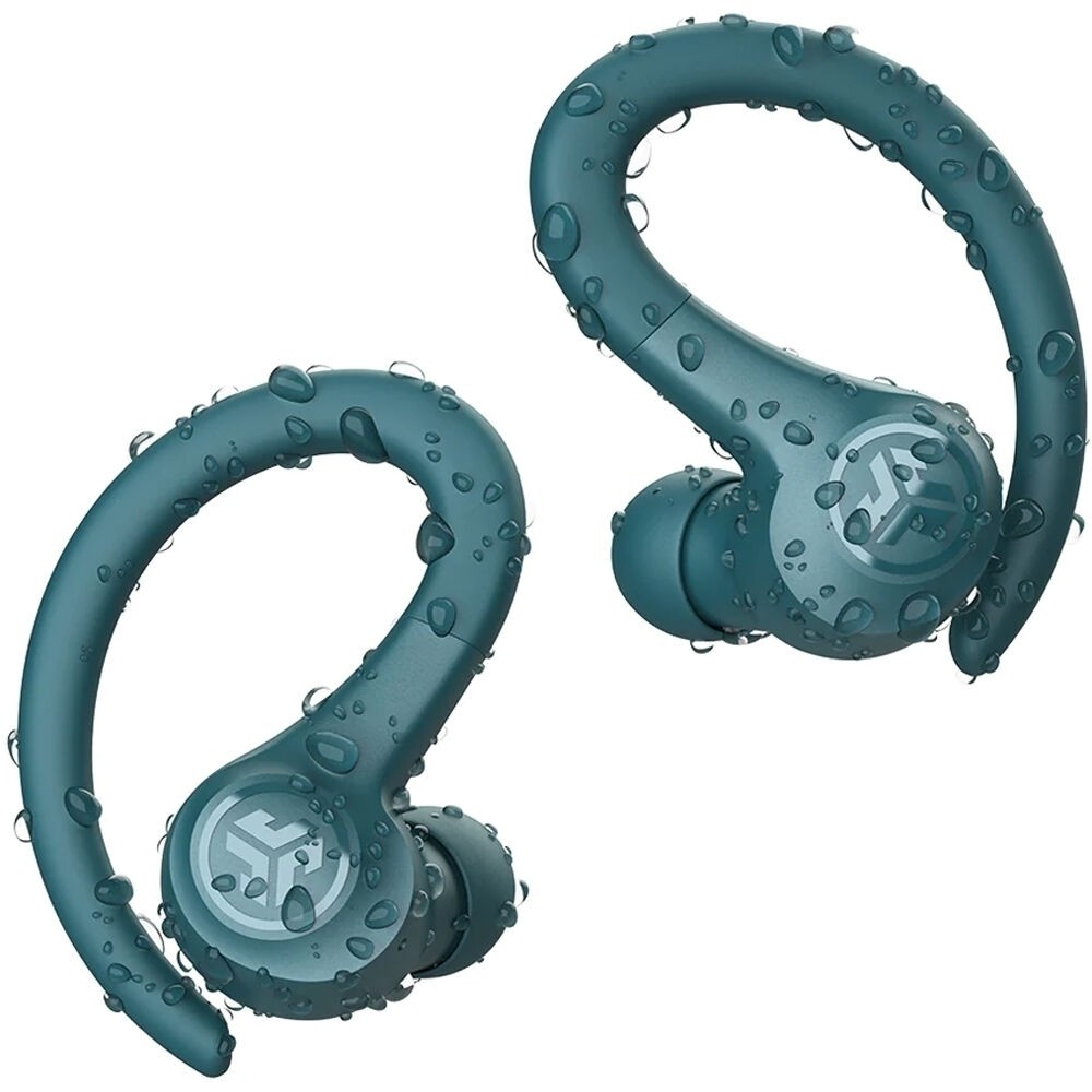 JLab GO Air Sport+ True Wireless Earbuds Teal, 35+ Hour Bluetooth Playtime