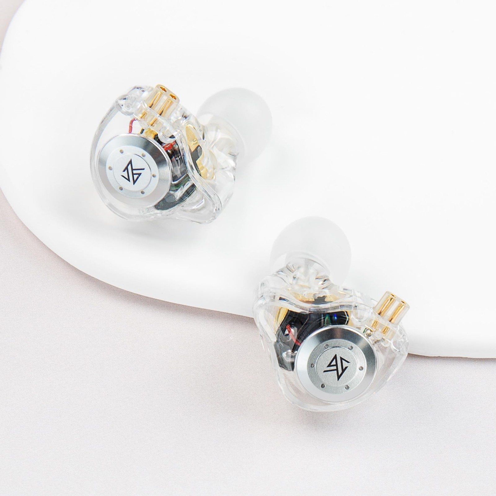KZ EDX Pro in Ear Monitor Headphones IEM Earphones Dual DD no Mic, White