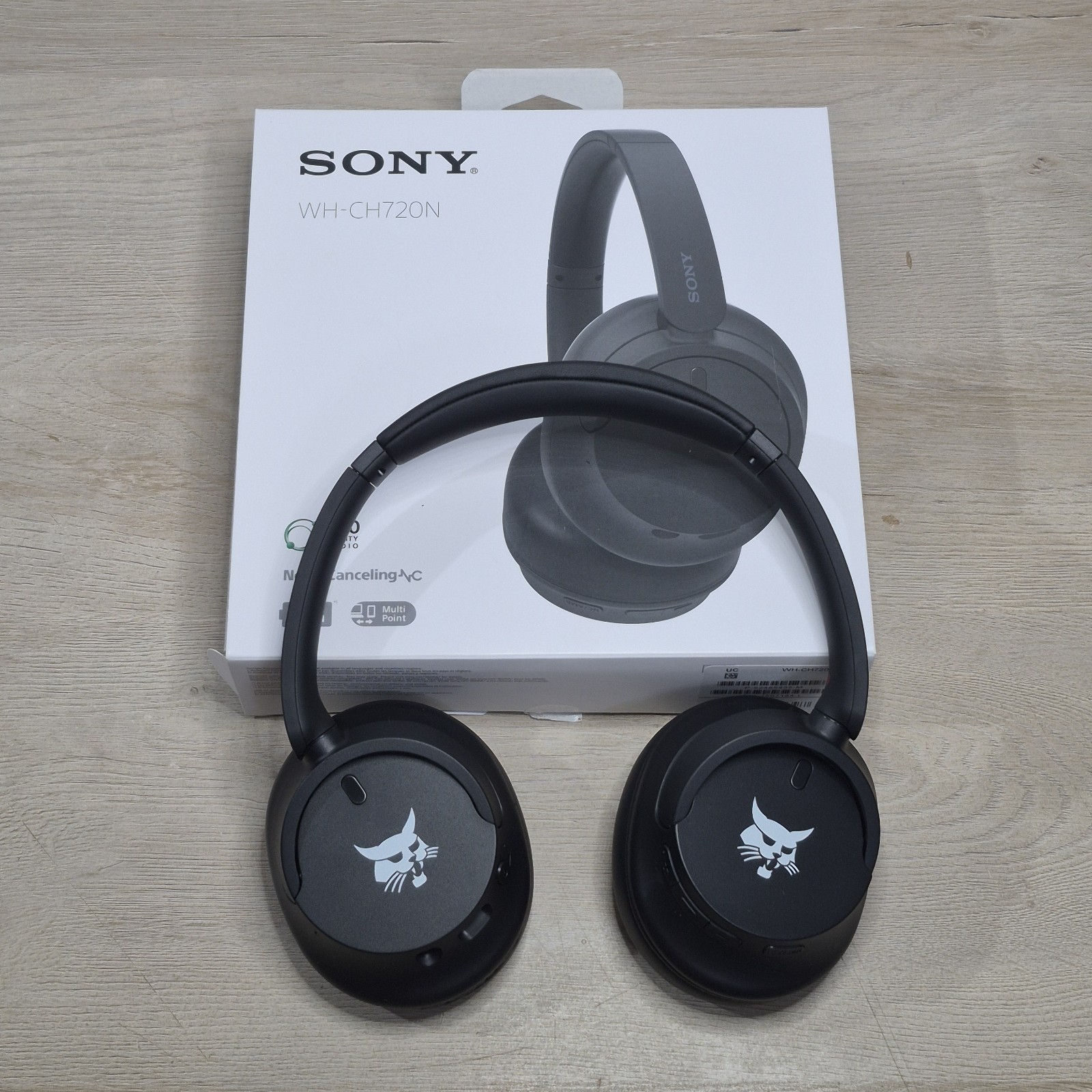 Bob Cat Sony WH-CH720N Wireless Over-Ear Headphones – Black Rare