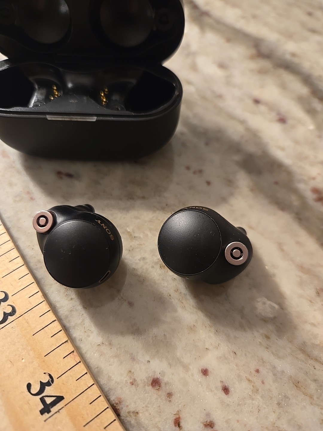 Sony WF-1000XM3 Wireless Earbuds w Case Not Tested For Parts Only AS-IS