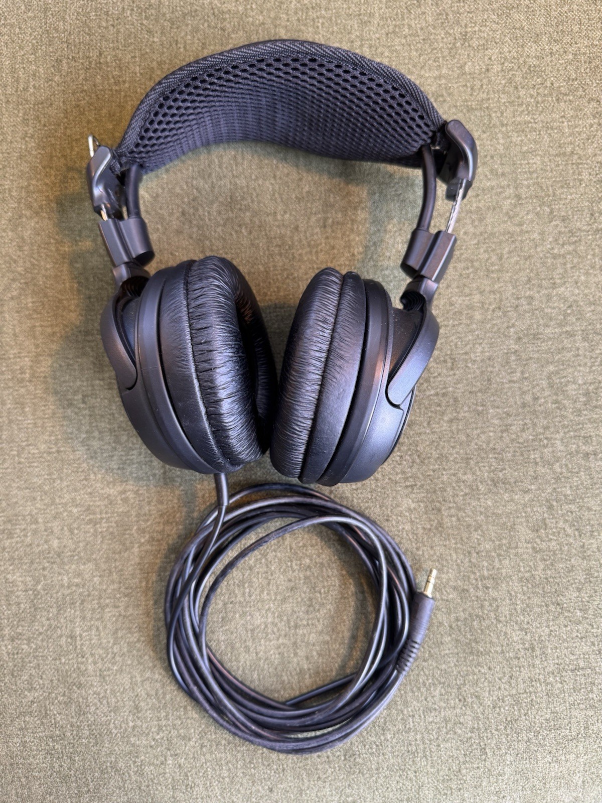 JVC HA-RX700 Wired Stereo Over-Ear Headphones, Black, Adjustable. Tested. Works