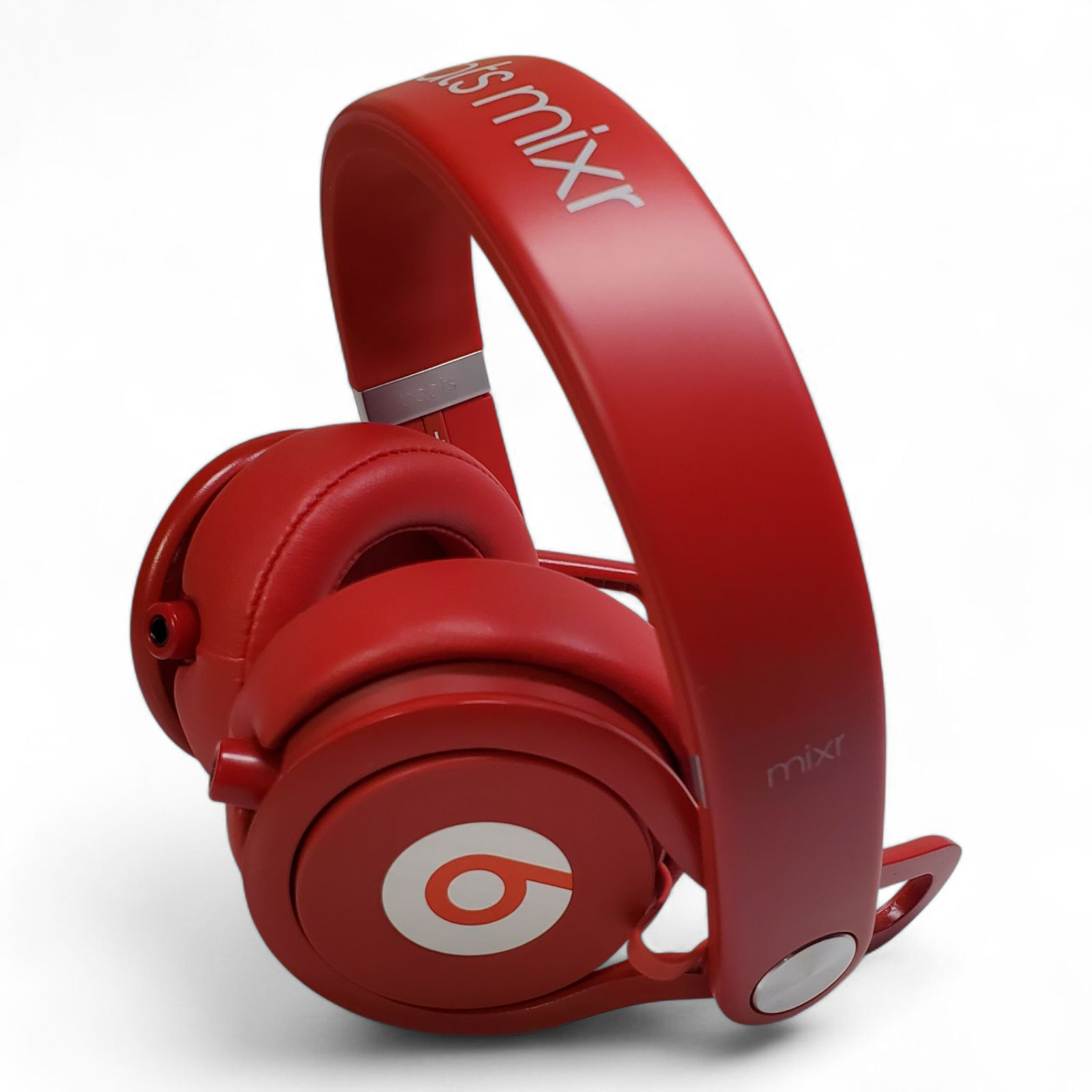 Beats Mixr Red DJ On-Ear Headphones – Pristine Condition w/ Case & Cable