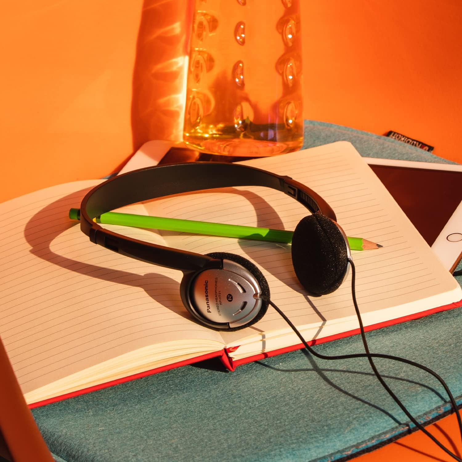 RP-HT21 Lightweight Headphones with XBS, 16Hz-22Khz Frequency, 16 Ohm Impedance,