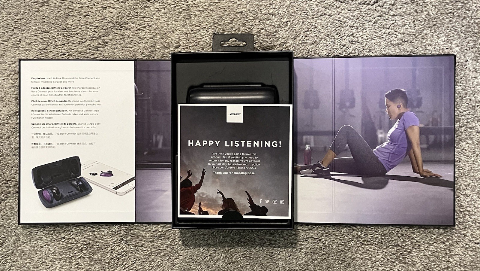 Bose SoundSport Free In-Ear Wireless Headphones Limited Edition Ultraviolet Navy