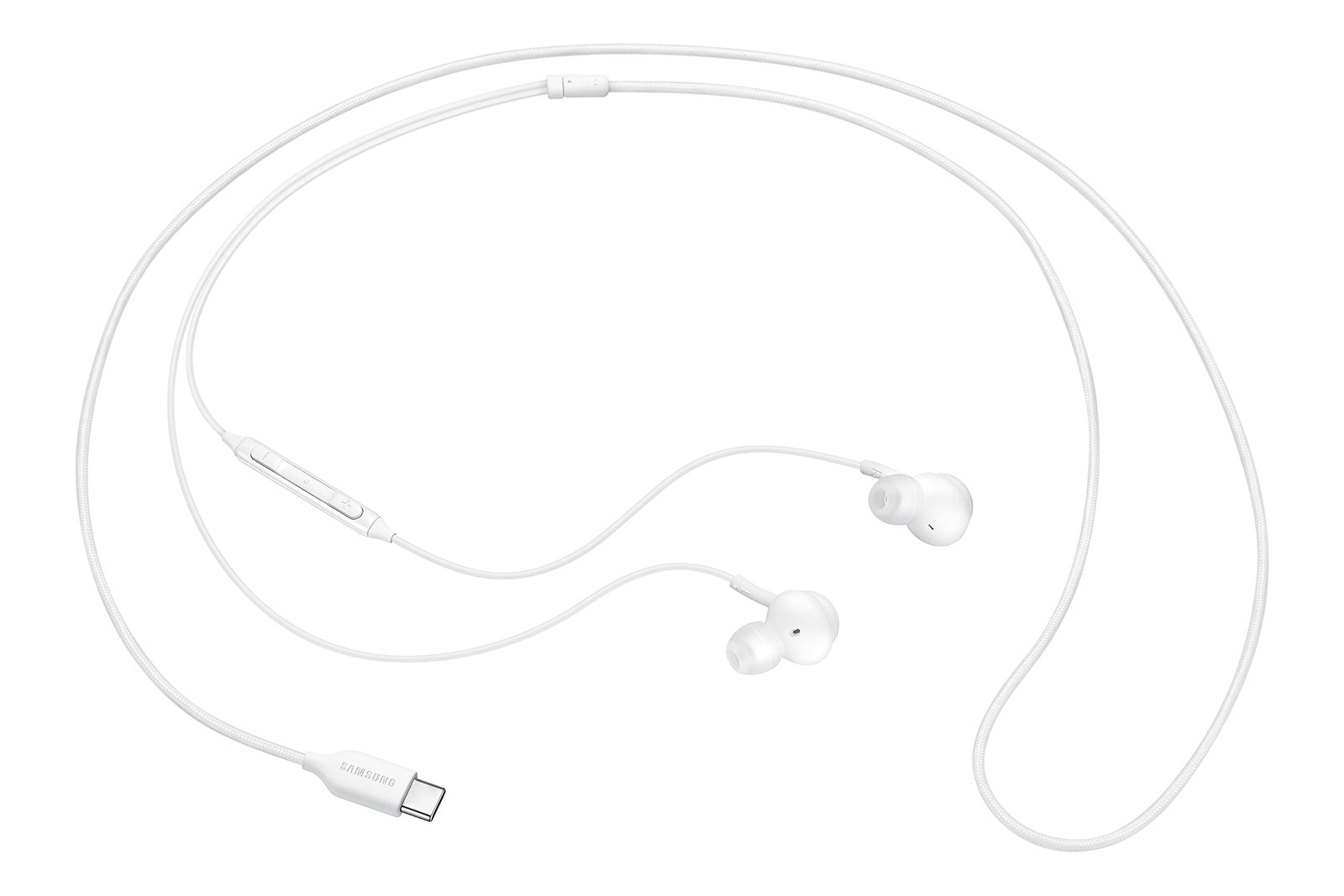 Samsung EO-IC100 In-Ear Headphones with USB Type-C and Low-Tangle Fabric Cable –