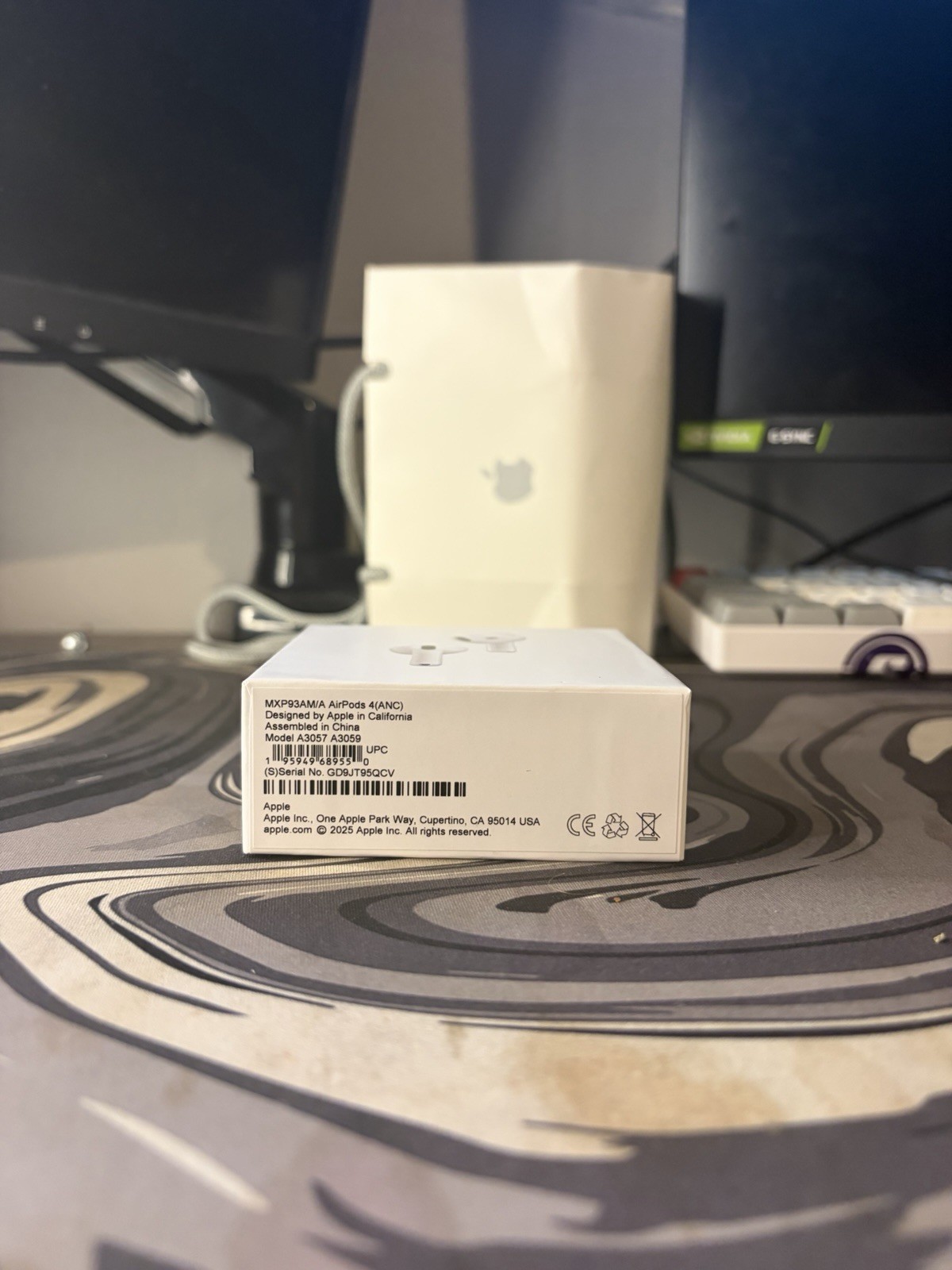 Apple AirPods 4 ANC Earbuds White MXP93AM/A