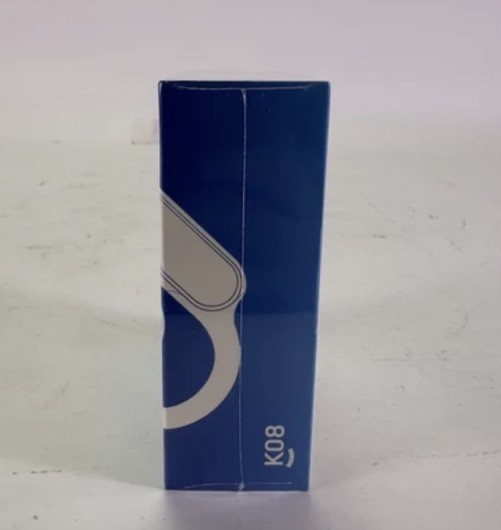 K08 Bluetooth Wireless Earhook Earbuds Touch Control Waterproof White/Blue