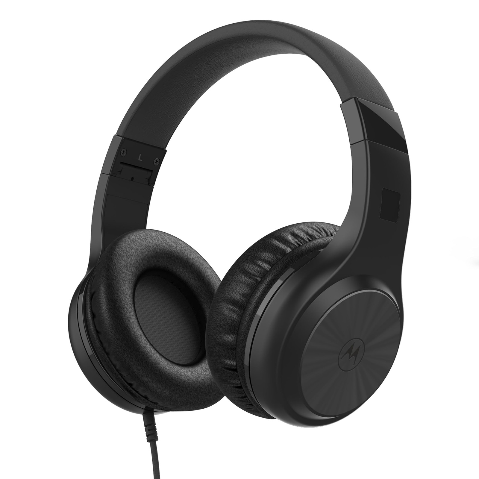 Moto XT120 Over Ear Headphones Wired with Microphone, in-Line Command Control…