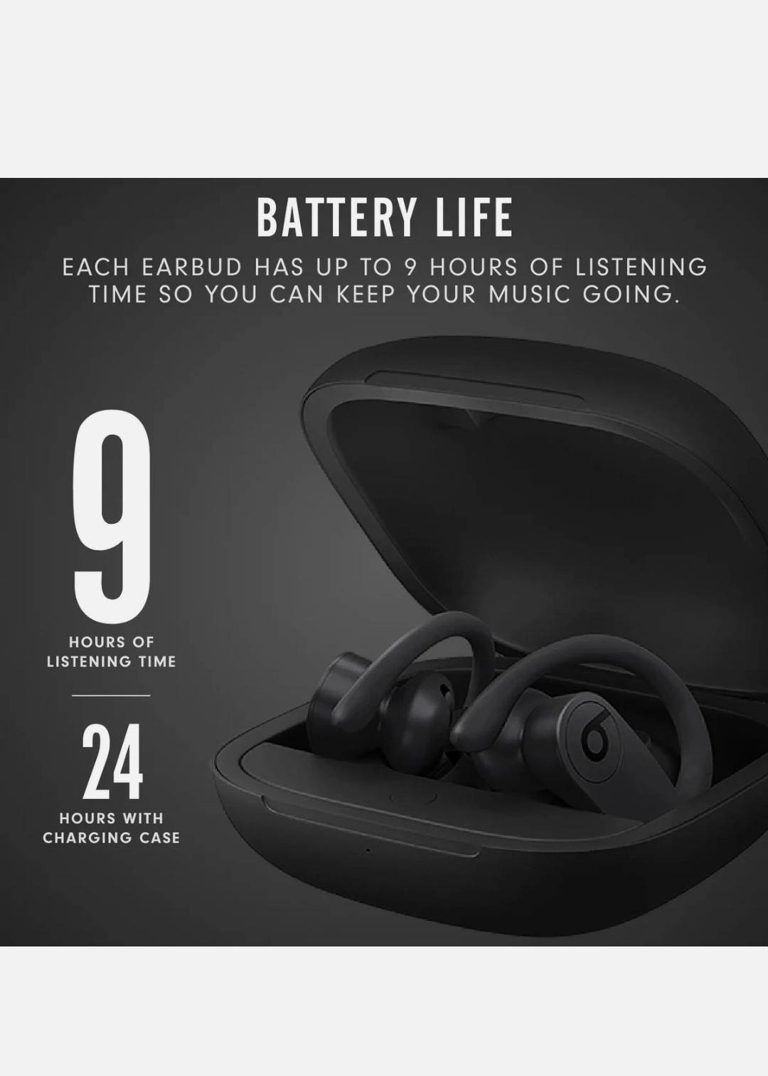 Beats by Dr. Dre Powerbeats Pro In-Ear Wireless Earphones – Black (MY582LL/A)
