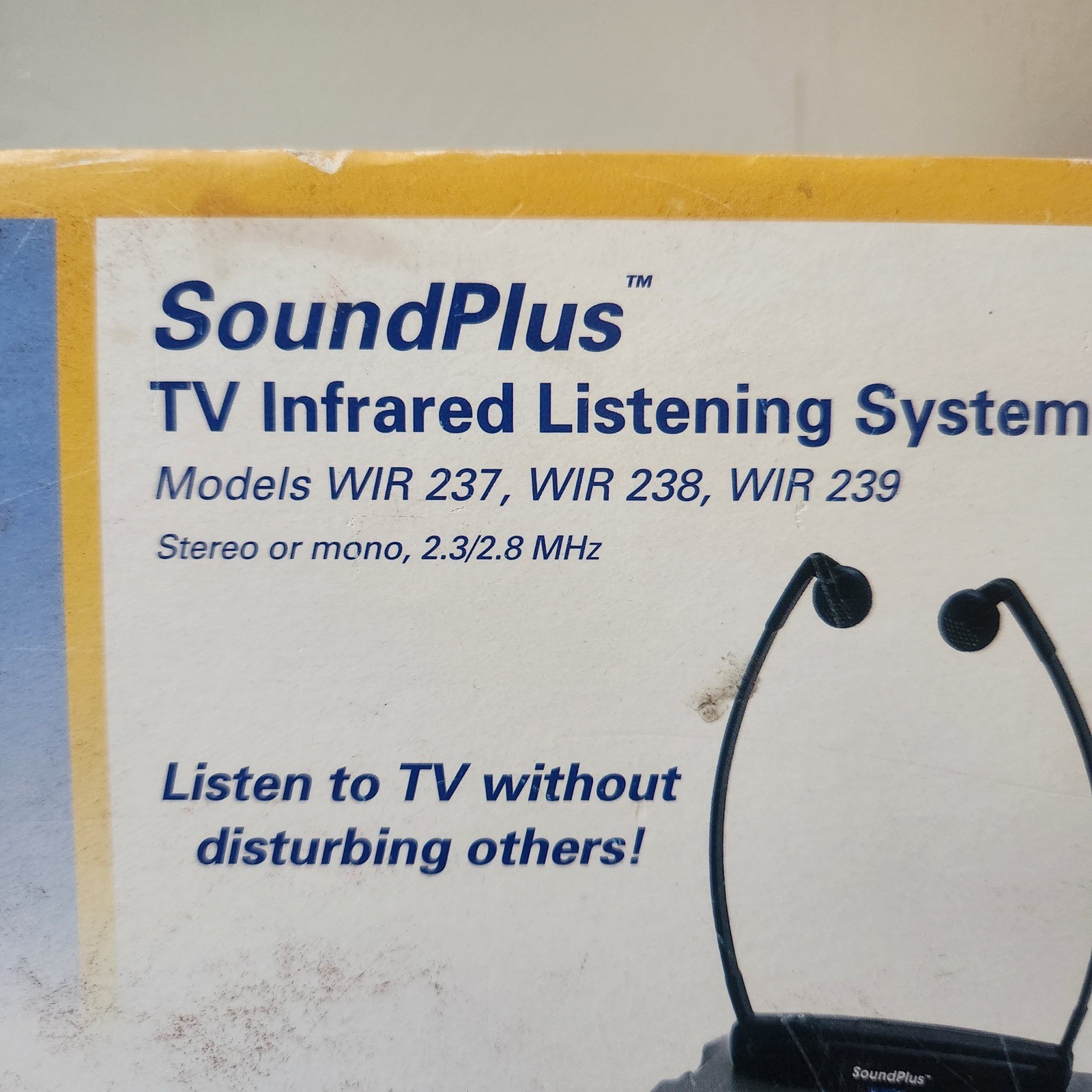 Williams Sound SoundPlus TV Infrared Listening System WIR 238 Under-the-Chin Set