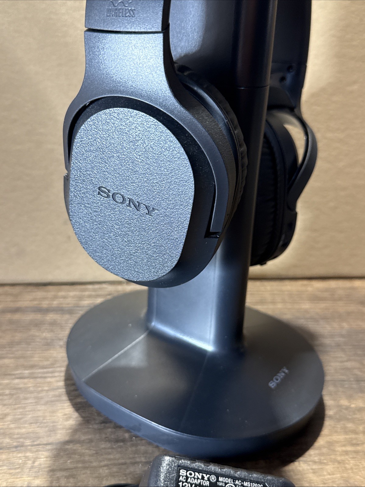 Sony RF400 Wireless Home Theater Headphones – Black Used Tested