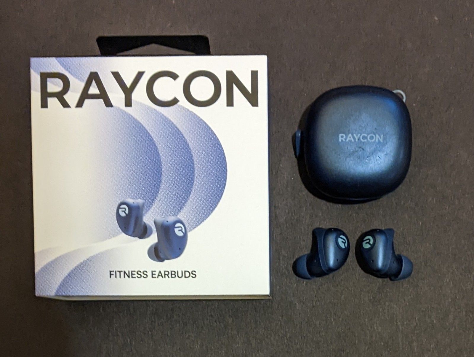 FOR PARTS Raycon Fitness Earbuds RBE745-23E-BLU Active Noise Cancellation Blue