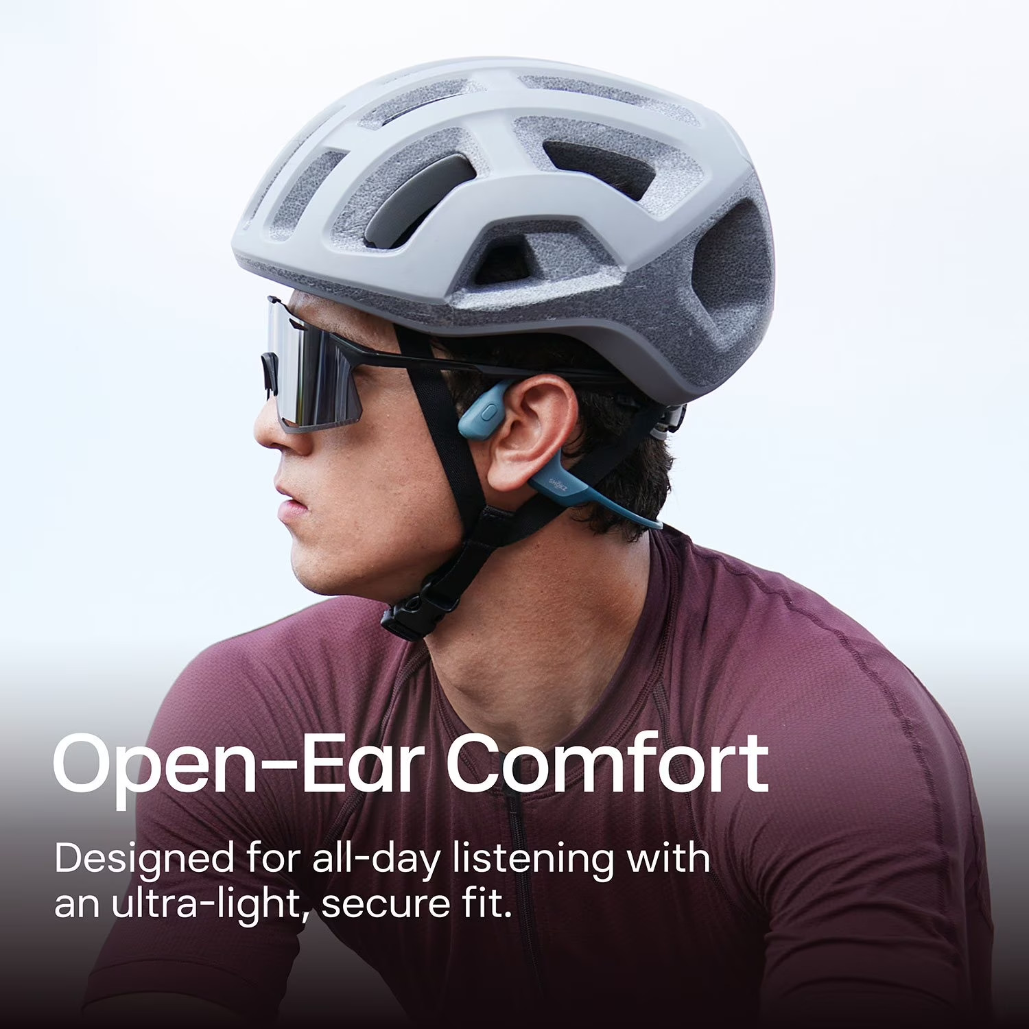 Shokz – OpenRun S803 Bone Conduction Open-Ear – Endurance Headphones ~ Blue