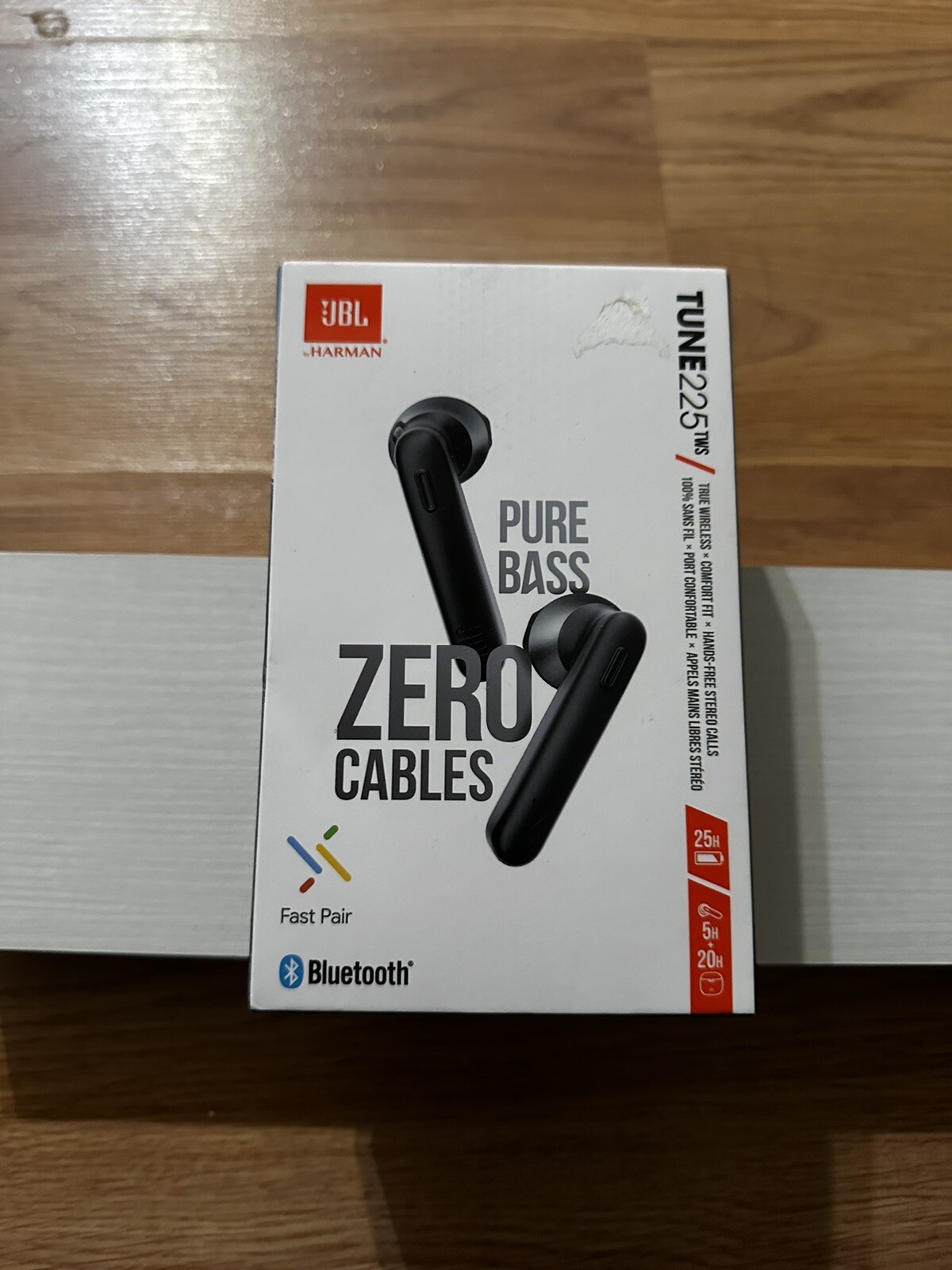 JBL Tune 225TWS True Wireless Bluetooth Earbud Headphones Black