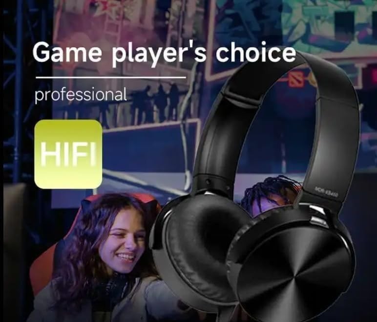 On-Ear Headphones Super Stereo Bass Wireless Bluetooth 65H Playtime