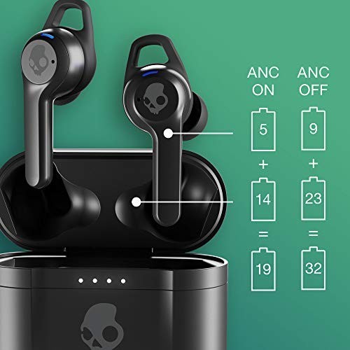 True Wireless Earbuds with ANC, 32H Battery, Microphone, Bluetooth, iPhone & And