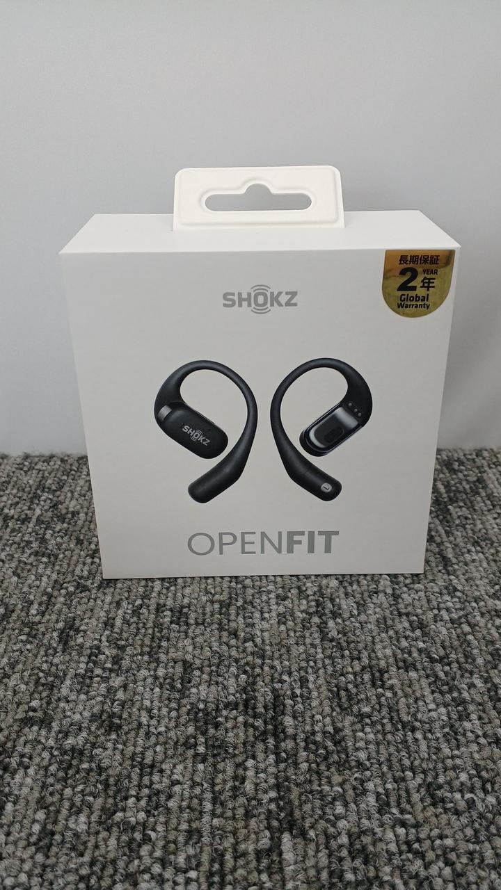 Shokz OpenFit Open-Ear True Wireless Earbuds Lightweight Secure Fit Comfort