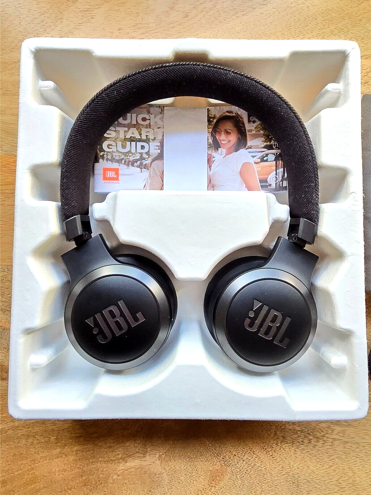 JBL Live675NC On-Ear Wireless Headphones Adaptive Noise Cancelling by HARMAN 65H