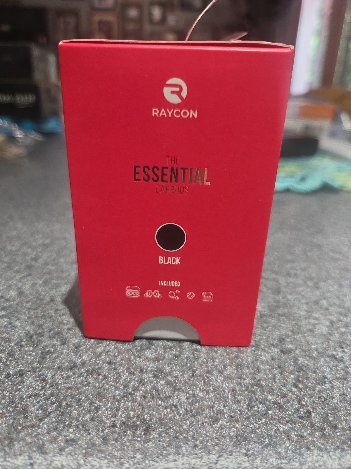 NIB Raycon The Essential Earbuds. Black In Color. Brand New Sealed