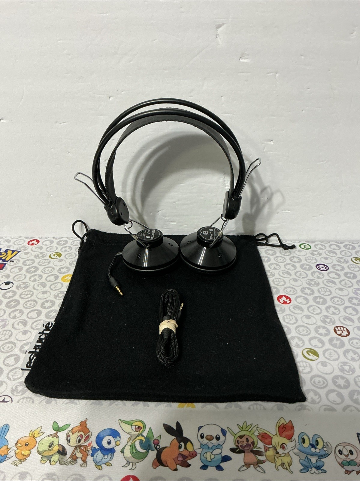 Eskuche Headphones 33 1/3 RPM High-Quality Stereo – Tested – Working – Wired!