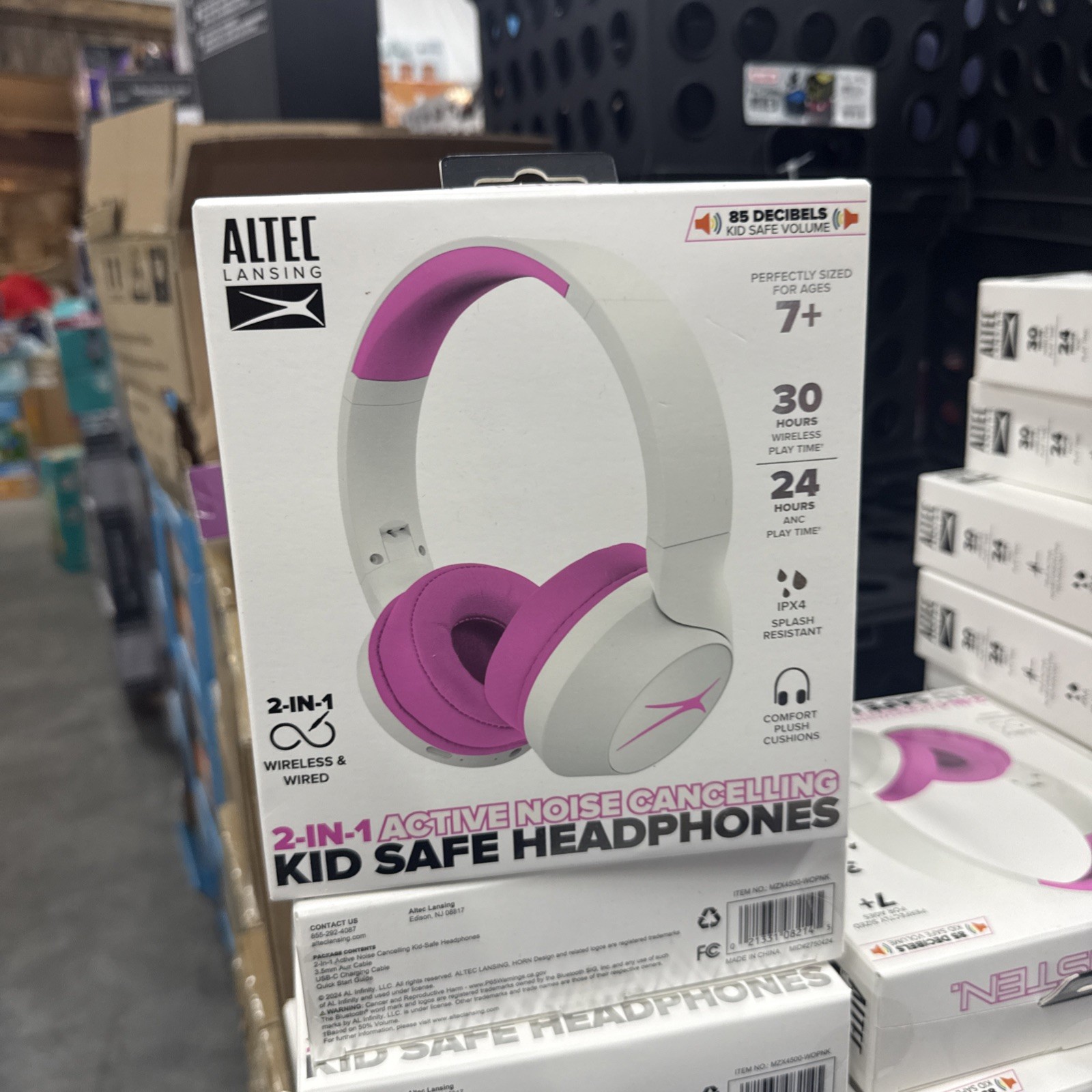 Altec lansing Kid Safe Head Phones 2-in-1 Active Noice Cancelling