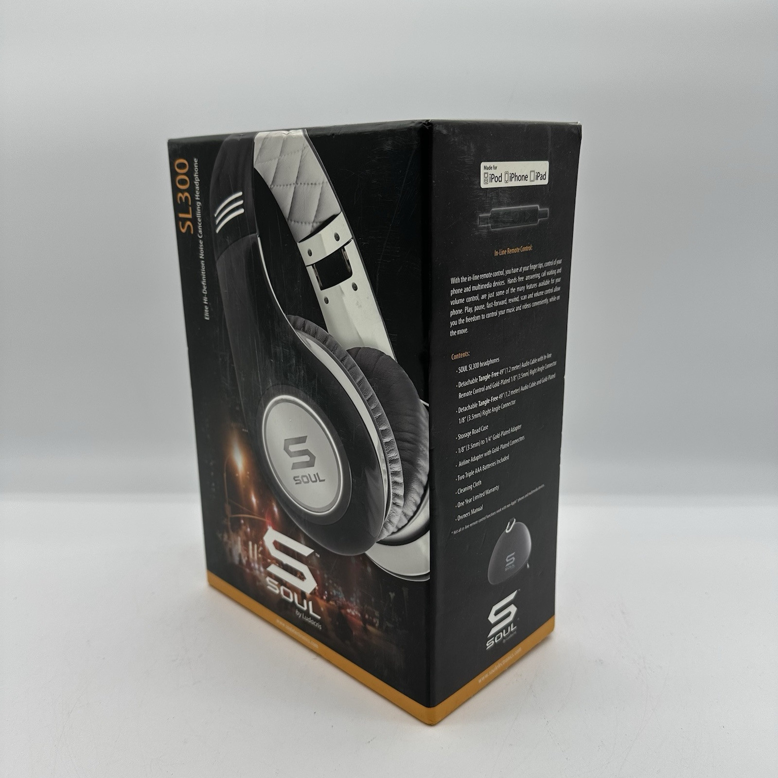 SOUL by Ludacris SL300WB Elite Hi-Definition Noise Canceling Studio Headphones
