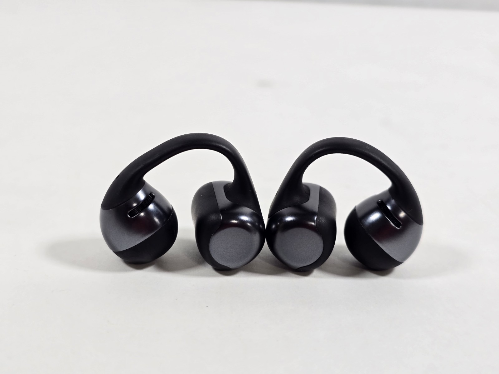 Shokz OpenDots ONE Open-Ear Wireless Bluetooth Earbuds Black No Case