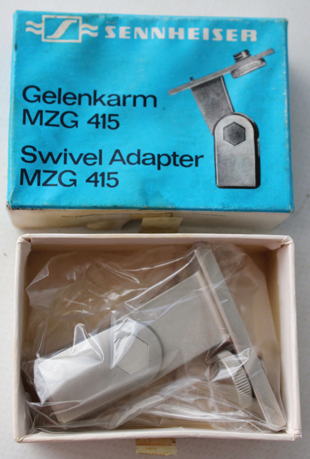 4x Vintage 70’s SENNHEISER MZG MZS MZQ 415 Swivel Adapter MZA 406 West Germany !
