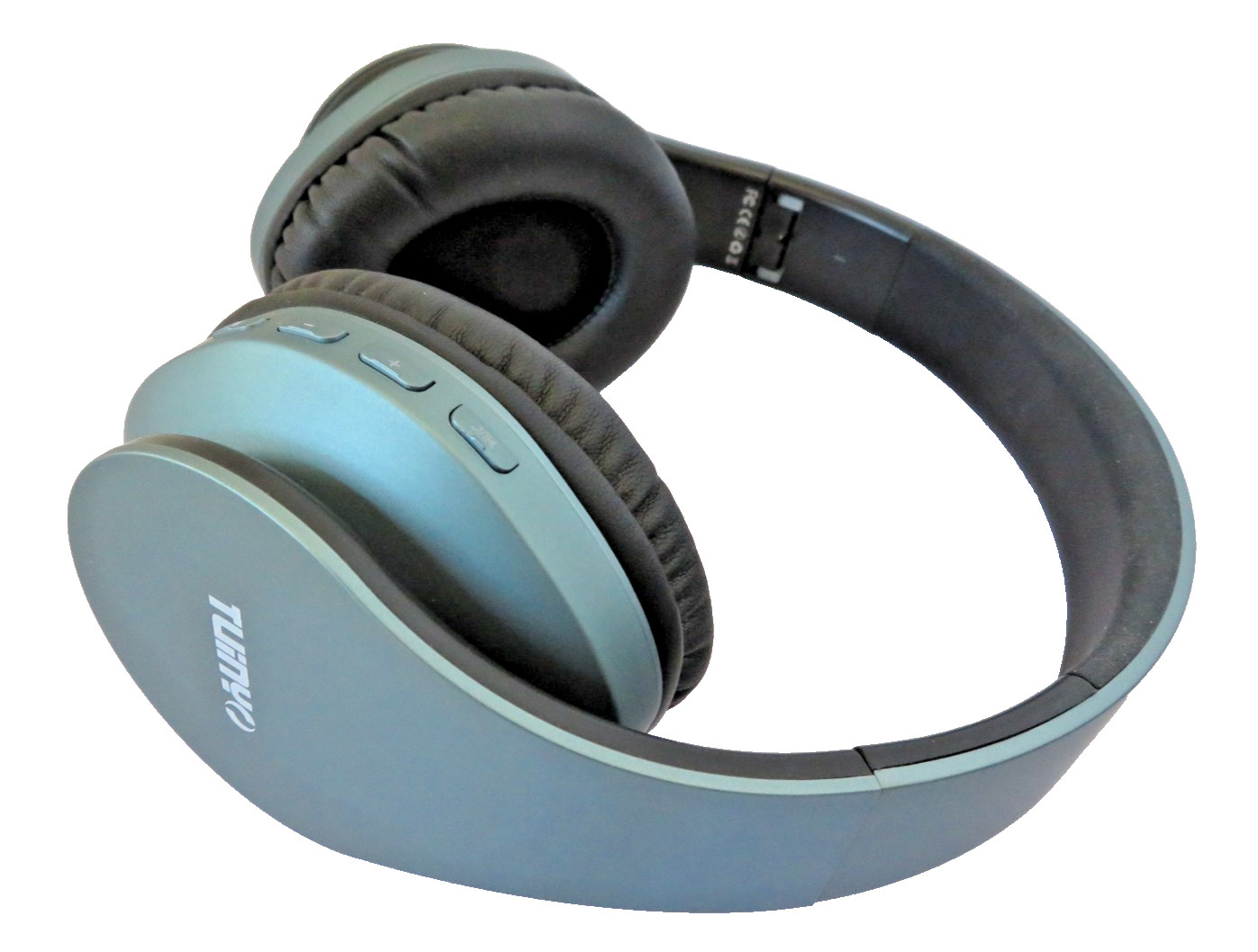 TUINYO Wireless Headphones Over Ear Bluetooth with Microphone Foldable Gray/Blue