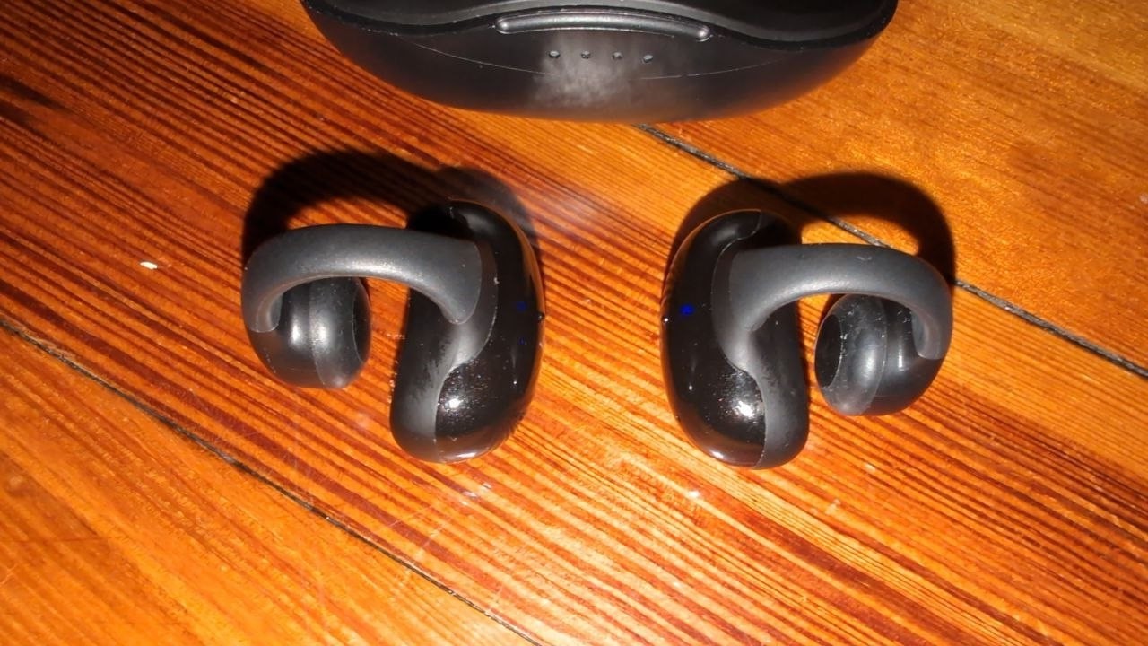 Boco Peace SS-1 Bone Conduction Earphones, Black, Shipped from USA