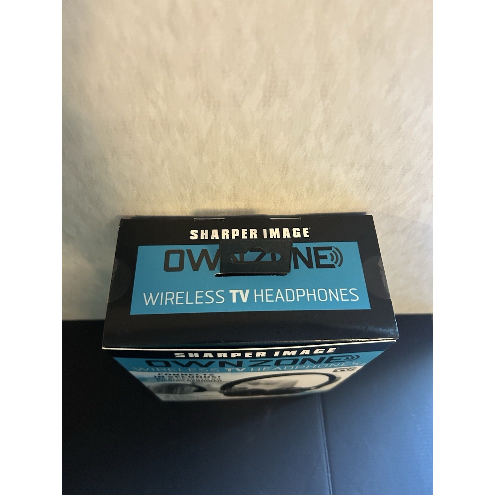 Sharper Image Own Zone Wireless TV Headphones Black, Transmits Up to 100 Ft.