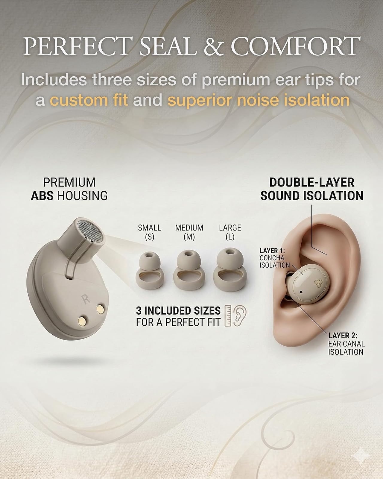 Final Audio ZE500 True Wireless Earbuds – Bluetooth Sleep Earbuds