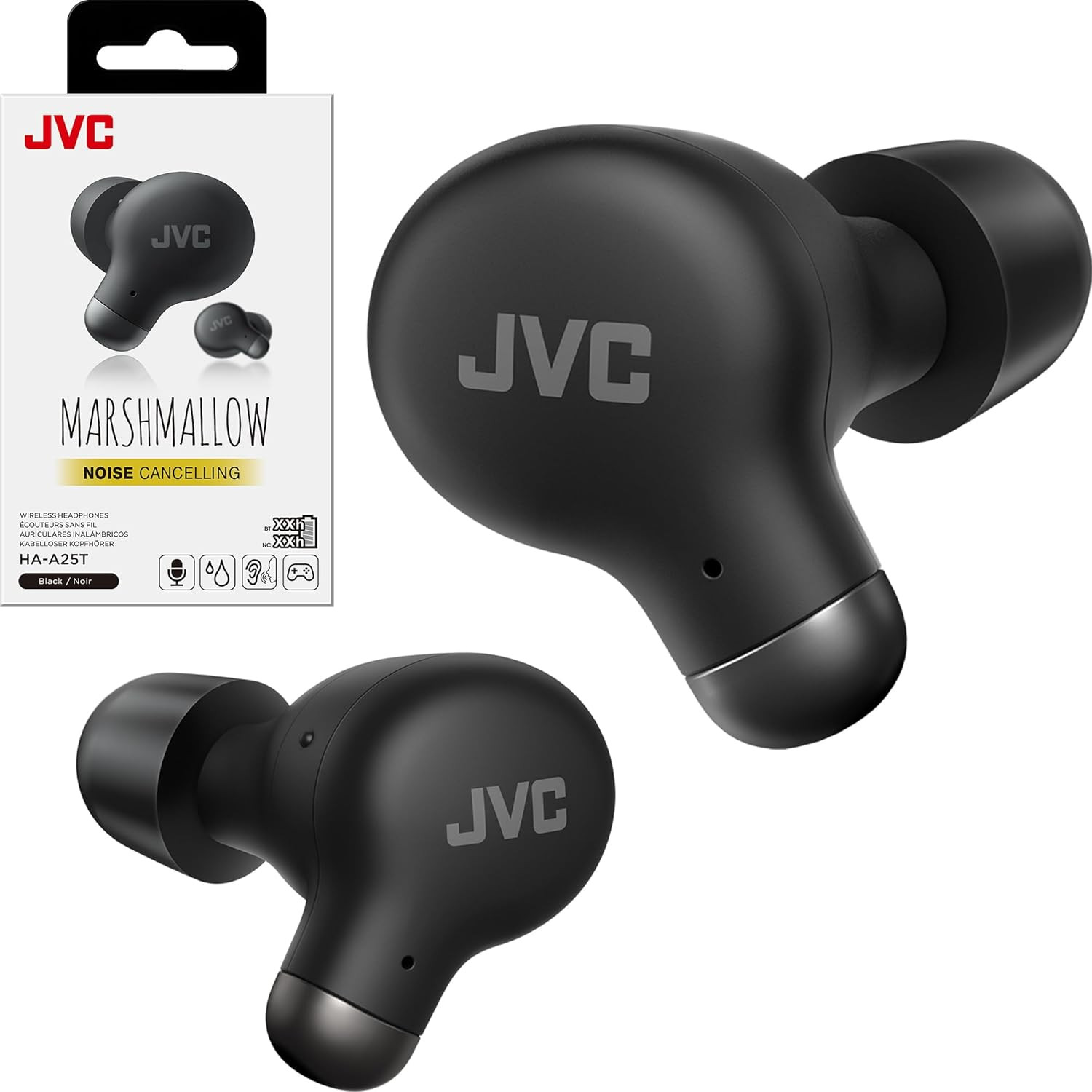 Active Noise Cancelling True Wireless Earbuds – Bluetooth 5.3 with ANC – Comfort
