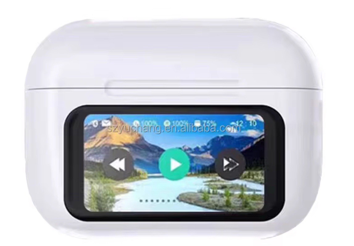 A9 Wireless Earbuds noise cancelling bluetooth Smart touch screen Waterproof