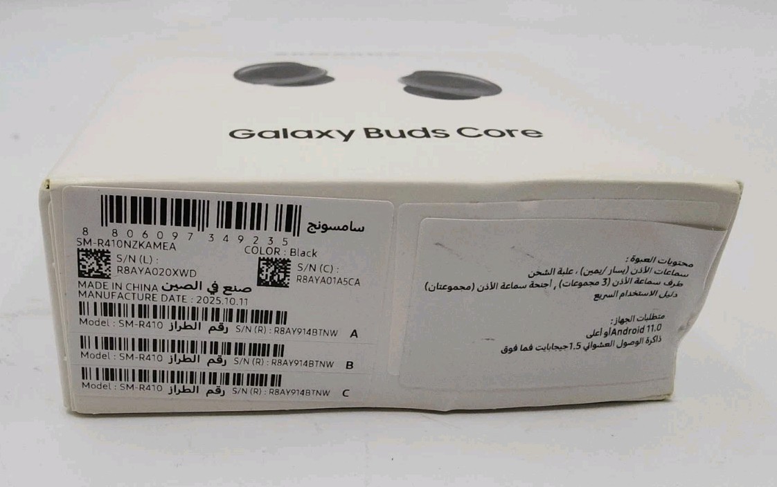 Samsung Galaxy Buds Core SM-R410 Black Wireless Earbuds