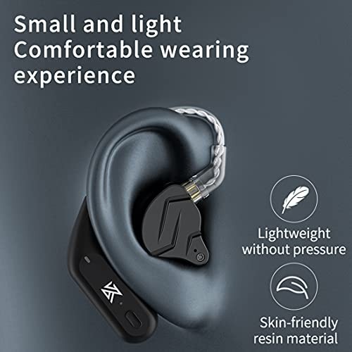Bluetooth 5.4 IEM Adapter, Waterproof Ear Hook, Long Battery Life, KZ ZS10/ZSX
