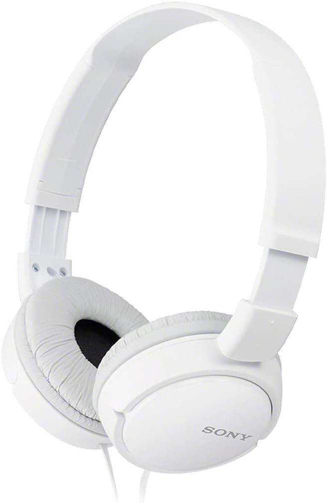 Sony MDRZX110 ZX Series Stereo Headphones Wired Swivel White No Mic