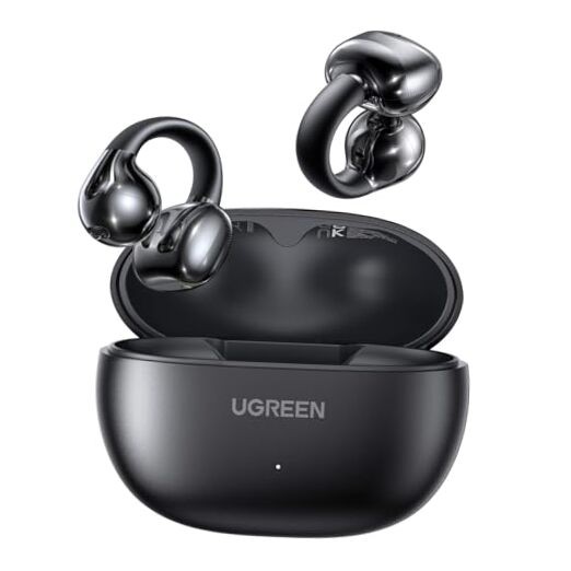 UGREEN HiTune S3 Open Ear Earbuds Bluetooth 5.4 Clip On Wireless Black