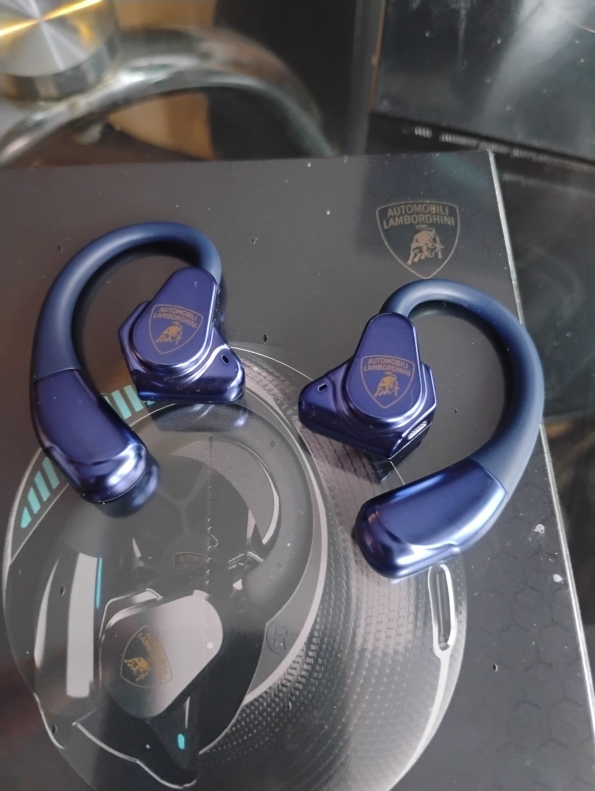 Lamborghini Official Wireless Earbuds | Sport Ear Hook| Vintage|Limited edition