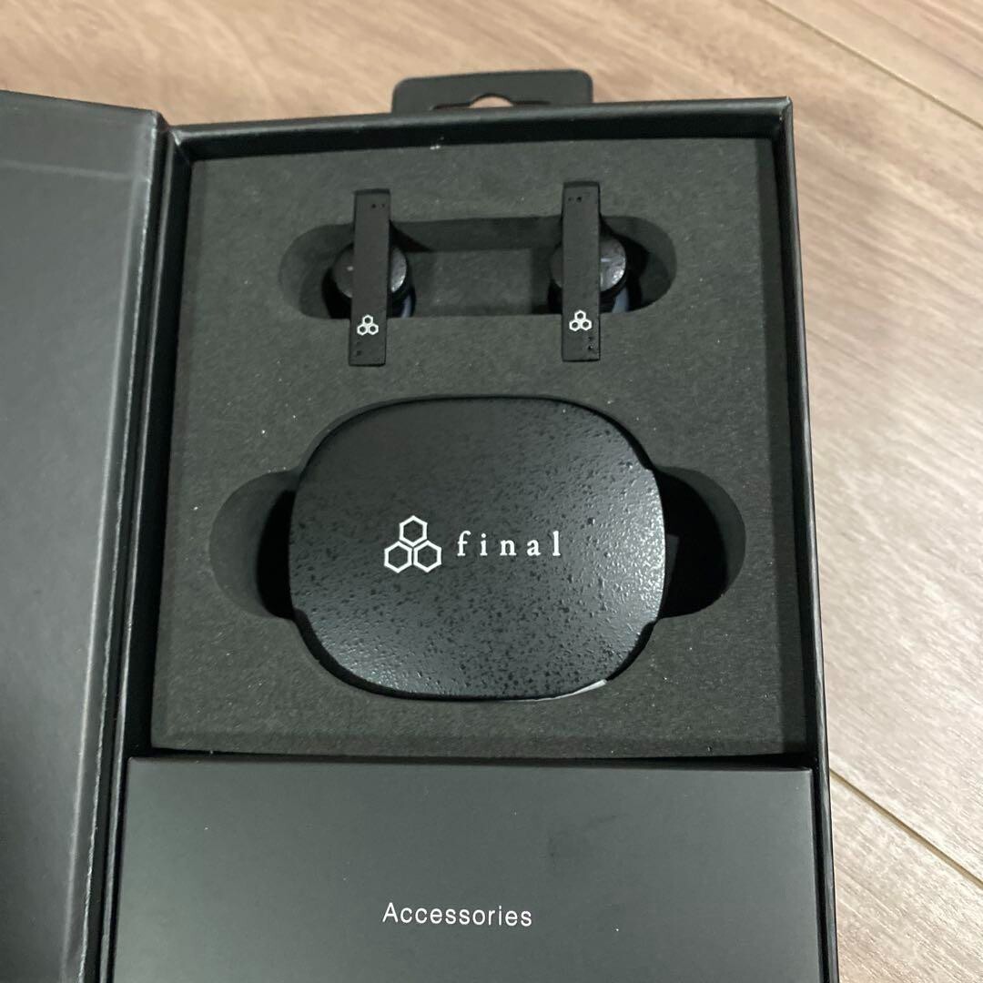 Final ZE8000 Bluetooth Wireless Earphones ANC 8K Sound Black High-Quality Audio