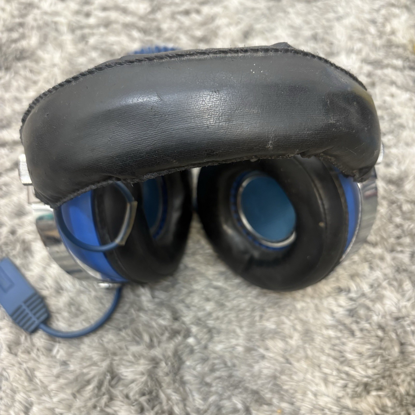 Stanton Dynaphase Fifty 50 Over Ear Headphones 1/4 Inch Plug 6/81 (Blue/Silver)