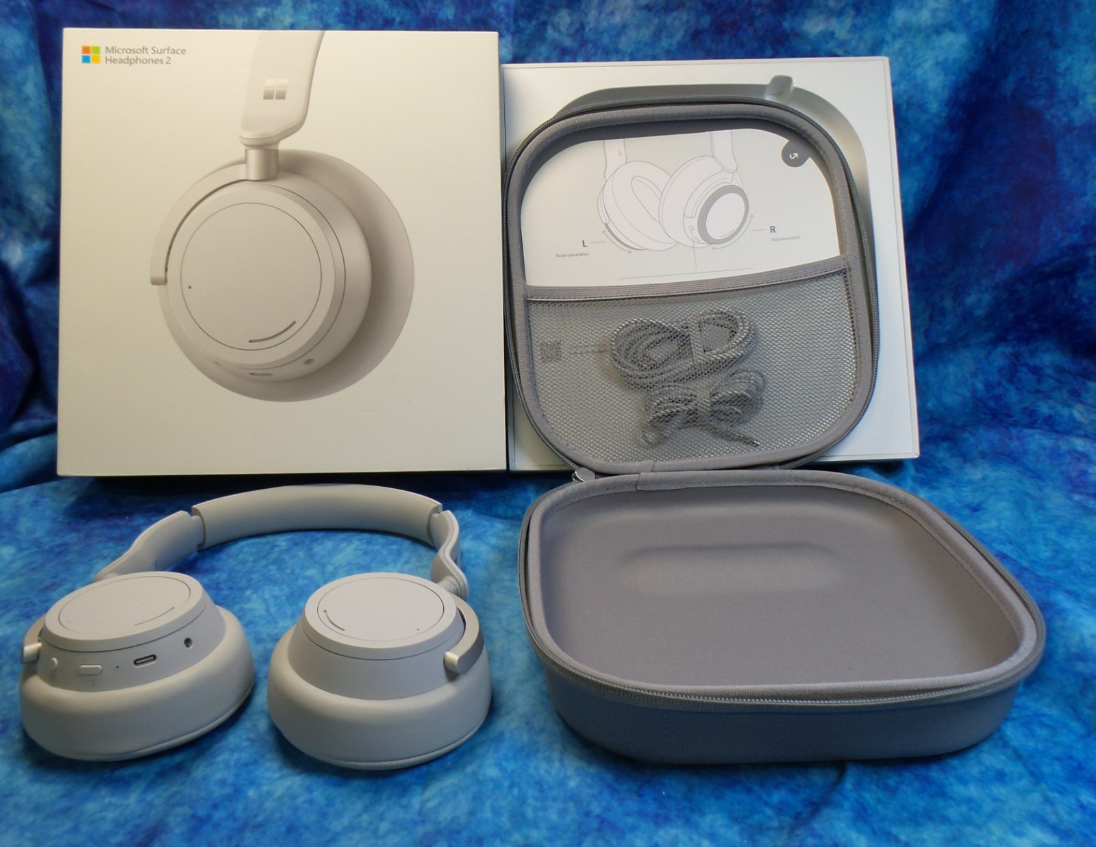 Microsoft Surface Headphones 2, Grey, QXL-00001, Model: 1919 – Bluetooth, Wired