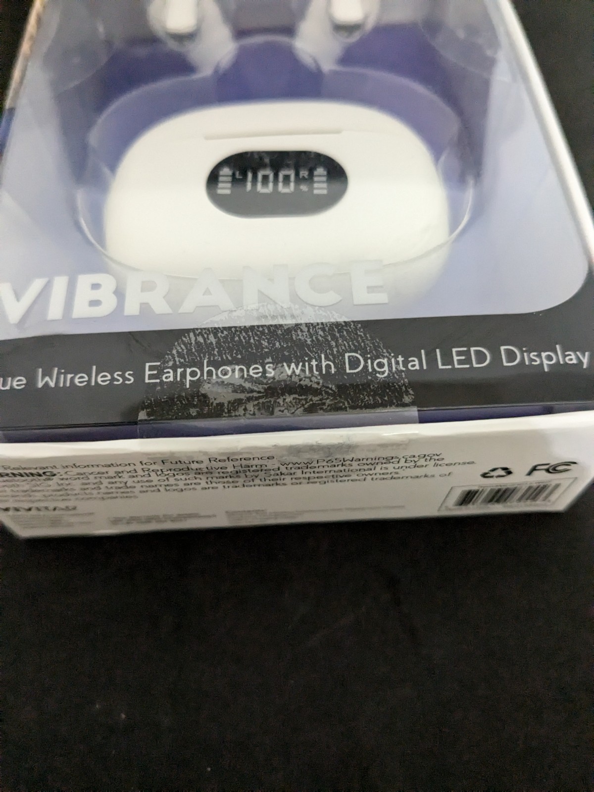 Muze By Vivitar Bluetooth VIBRANCE True Wireless Earphones w/Digital LED Display