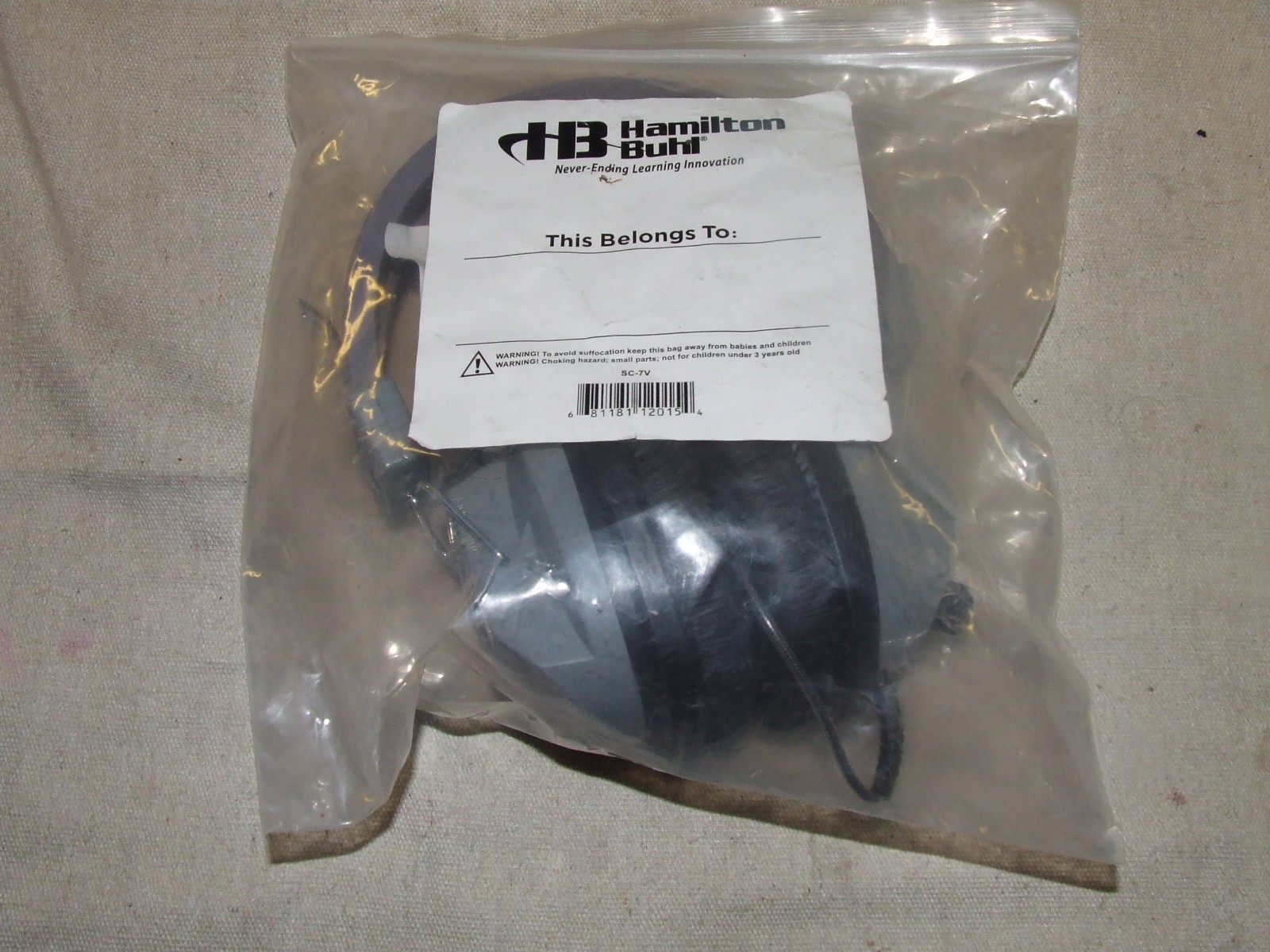 Hamilton Buhl SchoolMate SC-7V Headband Headphones NEW FREE SHIPPING 4PACK