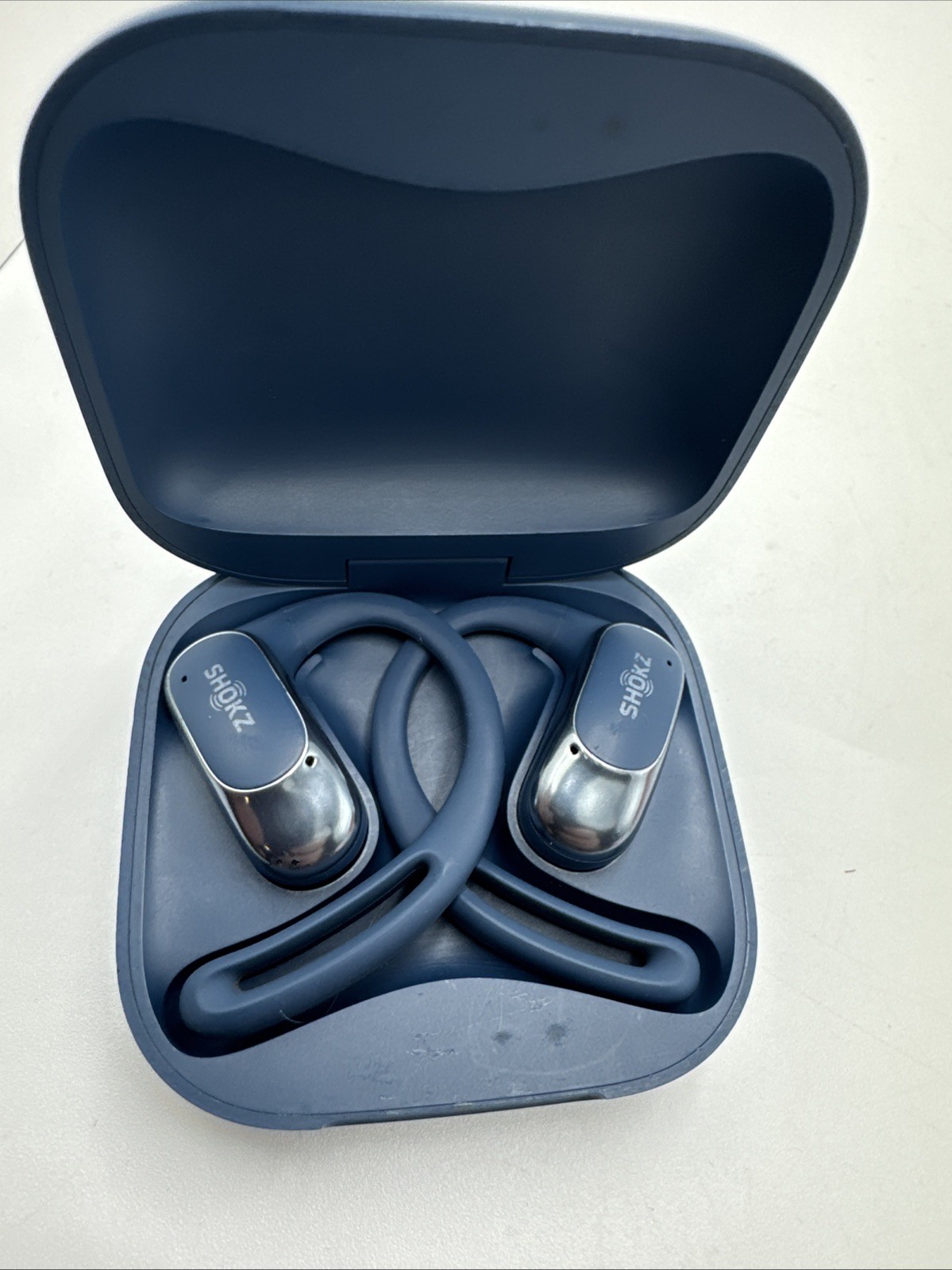 Shokz – OpenFit Air Open-Ear True Wireless Earbuds – Stone Blue Tested